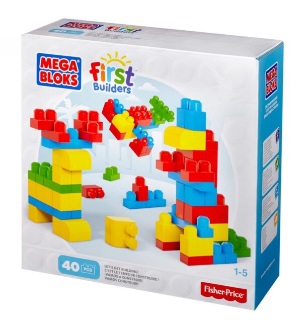 Mega Bloks First Builders Lets Start Building 40 Pieces - Multicolor-1163