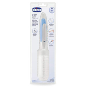 Chicco 3 in 1 Bottle Brush (0M+) - Blue-32389