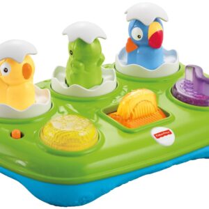 Fisher Price Musical Pop-Up Eggs - Green-1596