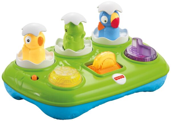 Fisher Price Musical Pop-Up Eggs - Green-1596