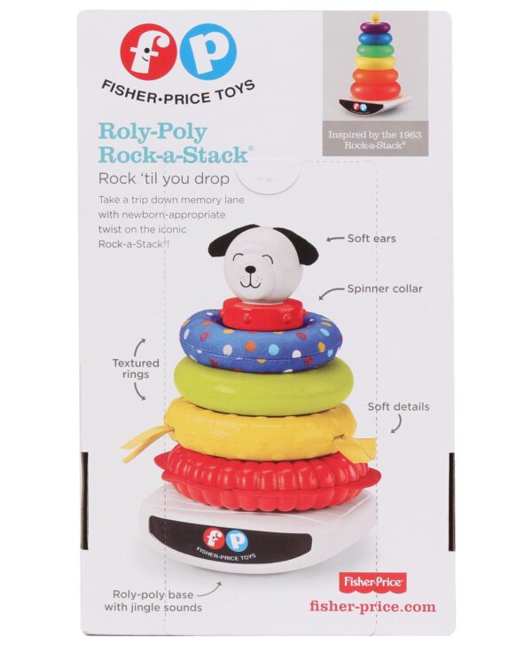 Fisher-Price Roly Poly Rock-A-Stack - Multi Color-1750