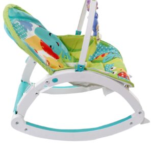 Fisher Price Rain Forest Friends Portable Rocker - Green And Blue-1672