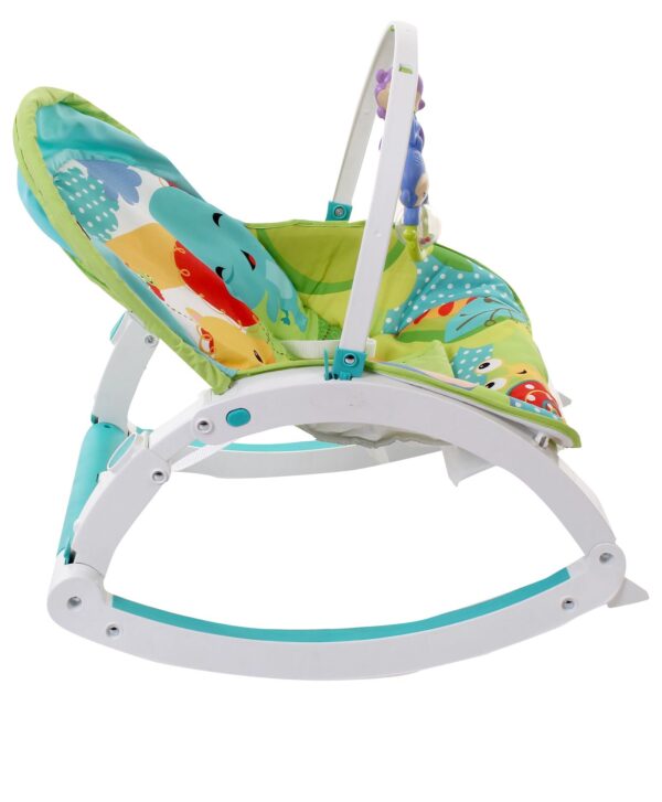 Fisher Price Rain Forest Friends Portable Rocker - Green And Blue-1672