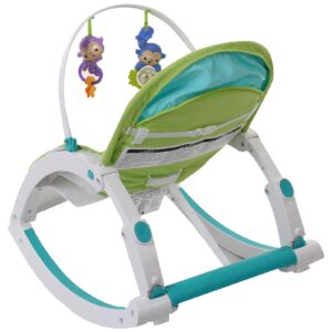 Fisher Price Rain Forest Friends Portable Rocker - Green And Blue-1670