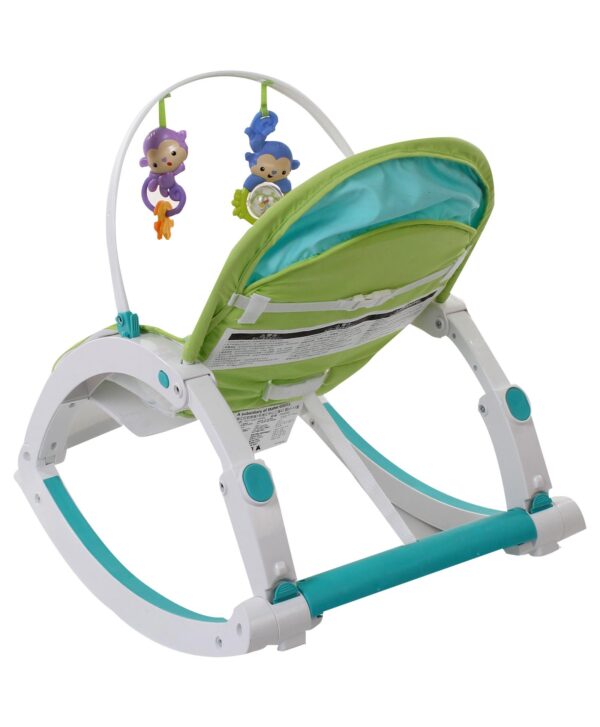 Fisher Price Rain Forest Friends Portable Rocker - Green And Blue-1670