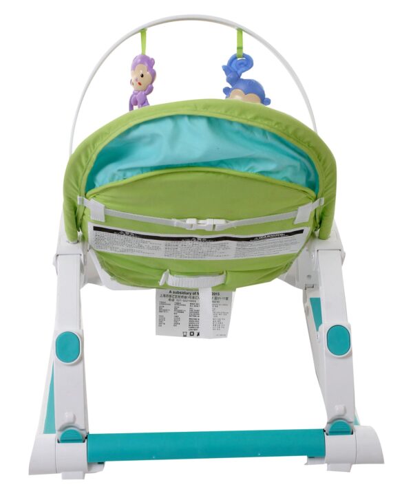 Fisher Price Rain Forest Friends Portable Rocker - Green And Blue-0