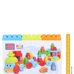 Mega Bloks First Builders 123 Learning Train 50 Pcs - Multicolor-1206