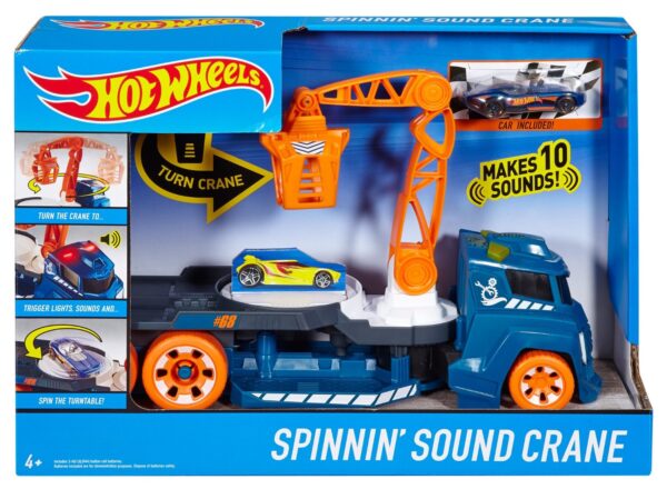 Hot Wheels Spinning Light And Sound Vehicle - Multi Color-1151