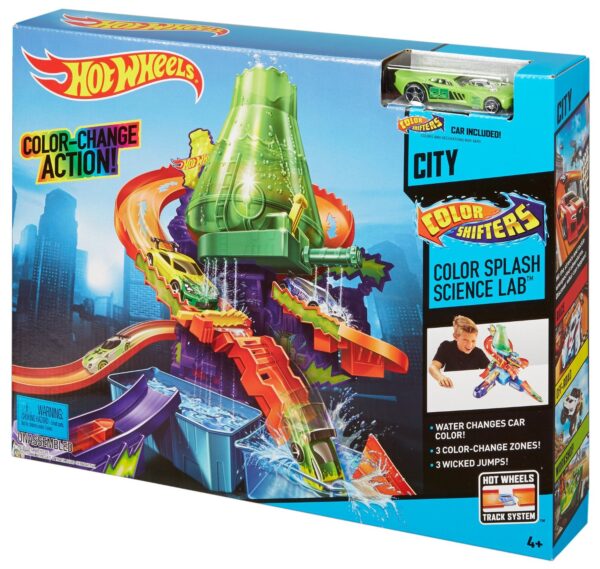 Hot Wheels Color Splash Science Lab Playset - Multi Color-1140