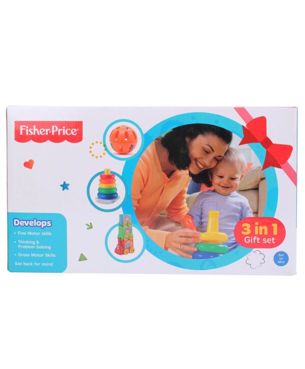 Fisher Price Baby Gift Pack Multicolor - 3 in 1-1422