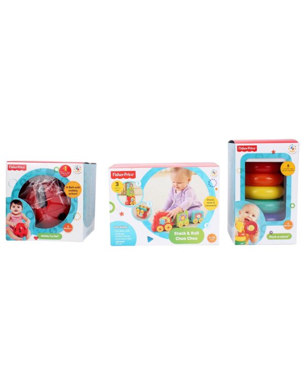 Fisher Price Baby Gift Pack Multicolor - 3 in 1-1425