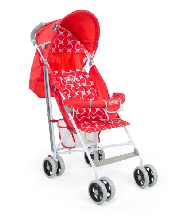 LuvLap Comfy Baby Buggy - Red-0