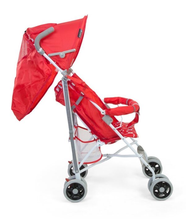 LuvLap Comfy Baby Buggy - Red-2252