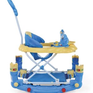 LuvLap Comfy Baby Walker cum Rocker (18124) - Blue-2285