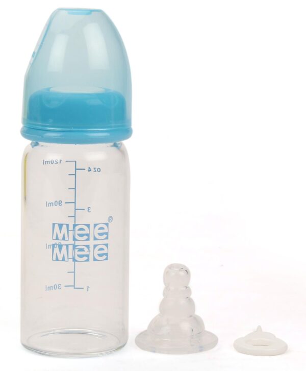 Mee Mee Feeding Bottle Sky Blue 120 ml-0