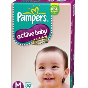 Pampers active baby medium 62-0