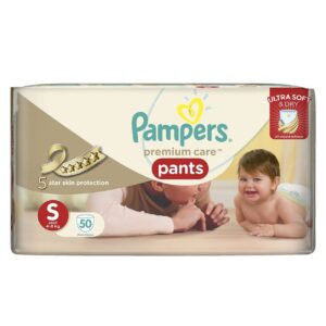 Pampers premium care pants Small 50 count-0