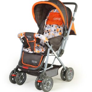 LuvLap Sunshine Baby Stroller (18107) - Orange-0