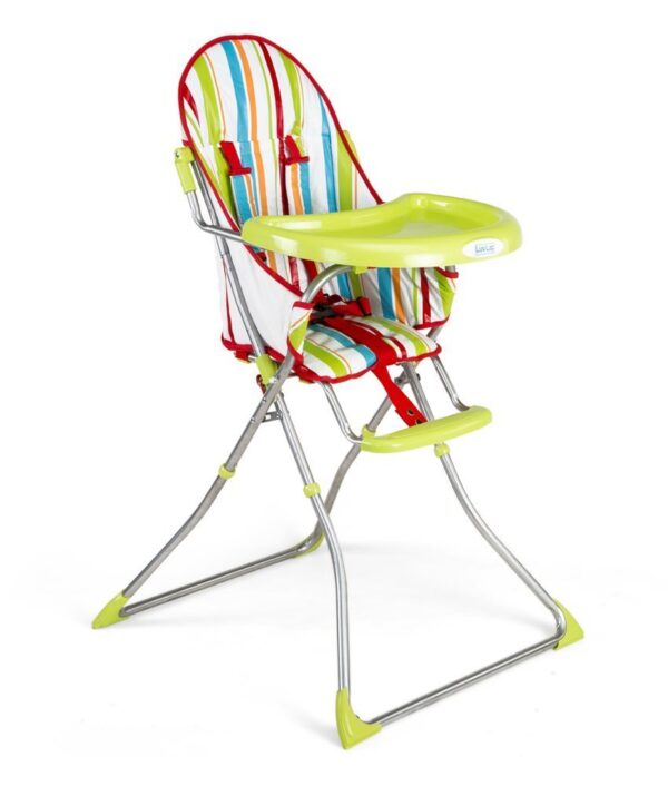 LuvLap Sunshine Baby Highchair With Transparent Tray (18113) - Green-0