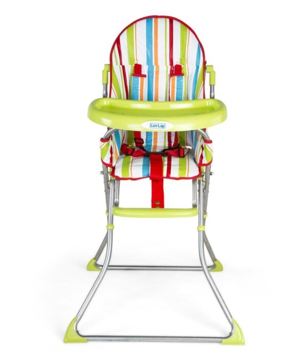 LuvLap Sunshine Baby Highchair With Transparent Tray (18113) - Green-2267