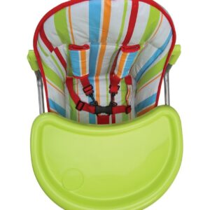 LuvLap Sunshine Baby Highchair With Transparent Tray (18113) - Green-2266