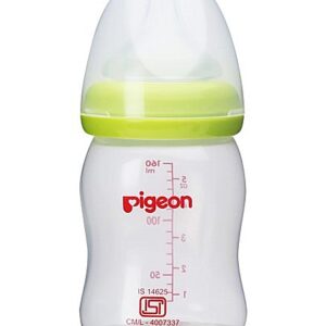 Pigeon Peristaltic Plus Plastic Feeding Bottle Green - 160 ml-0