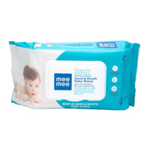 Mee Mee Hand & Mouth Baby Wipes - 72 Pieces-0