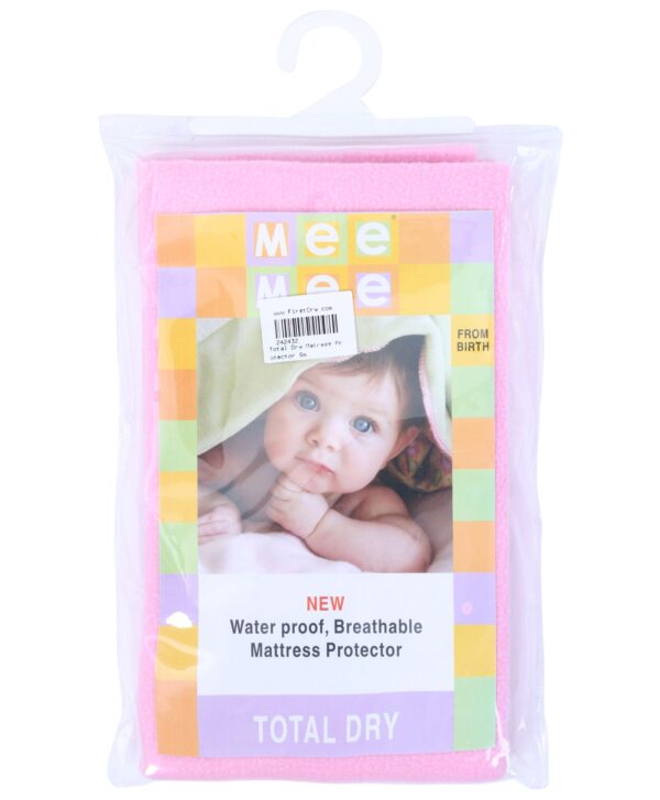 Mee Mee Total Dry Matress Protector Pink - Small-564