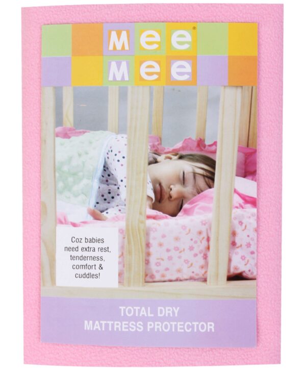 Mee Mee Total Dry Mattress Protector Pink - Medium-571