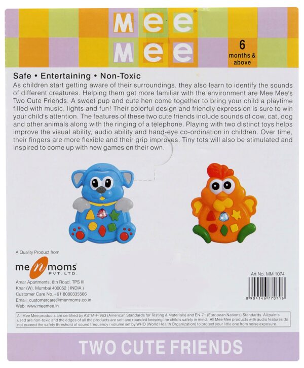 Mee Mee Cute Pup Musical Toy-786