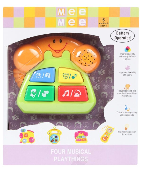 Mee Mee Phone Playthings Musical Toy-0