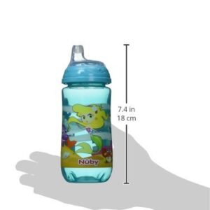 Nuby 360 ml Busy Sipper Free Flow - Color & Print May Vary-2568