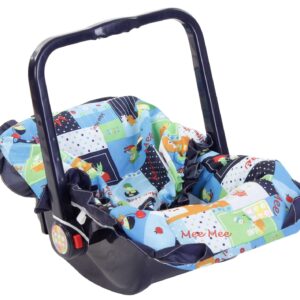 Mee Mee 3 in 1 Carry Cot Multiple Print Light Blue-587