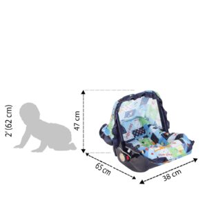 Mee Mee 3 in 1 Carry Cot Multiple Print Light Blue-584