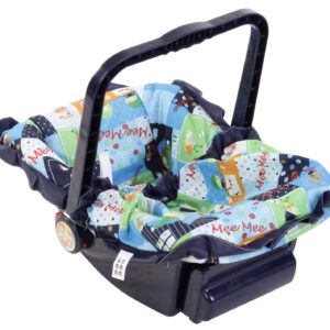 Mee Mee 3 in 1 Carry Cot Multiple Print Light Blue-585