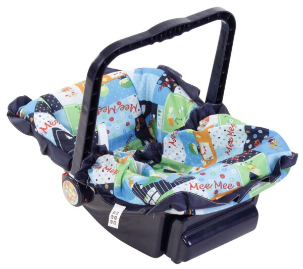 Mee Mee 3 in 1 Carry Cot Multiple Print Light Blue-585