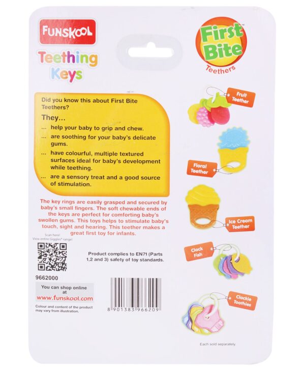 Giggles Teething Keys - Multicolor-2726