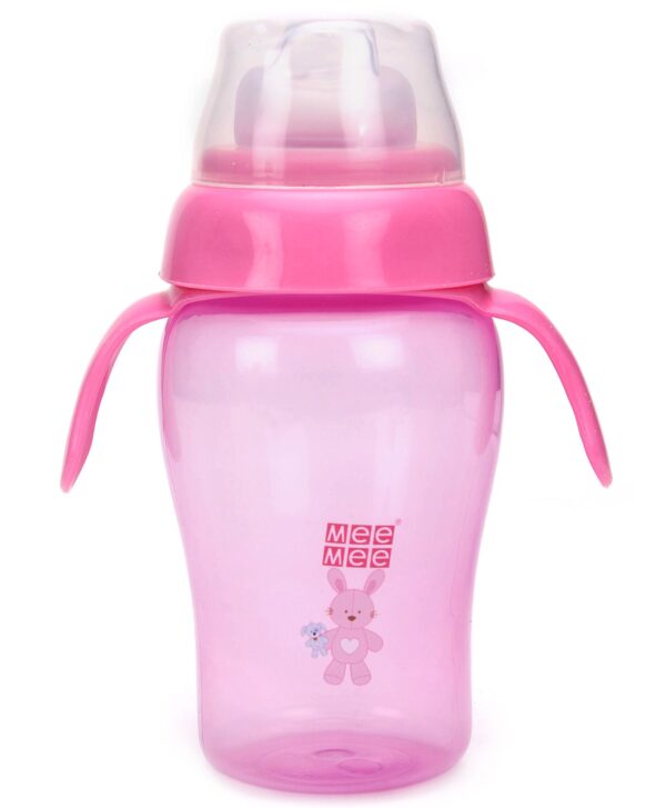 Mee Mee Fancy Twin Handle Sipper Cup Pink - 300 ml-0