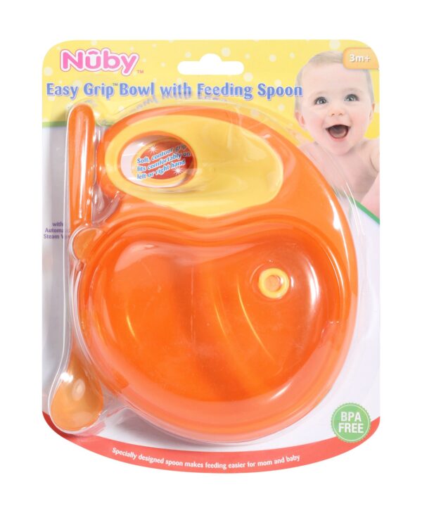 Nuby Microwave Free Mothers Bowl & Spoon - Color May Vary-2649