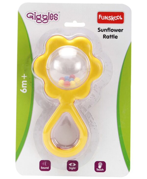 Funskool Giggles Sunflower Rattle-0