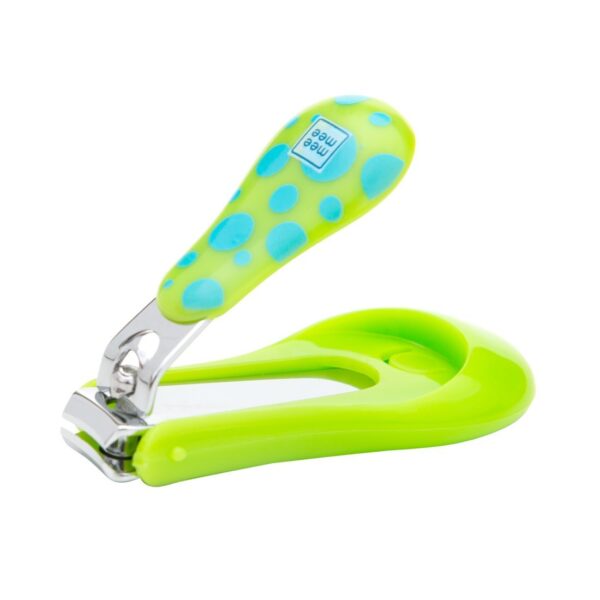 Mee Mee Nail Clipper With Skin Guard - Green-0