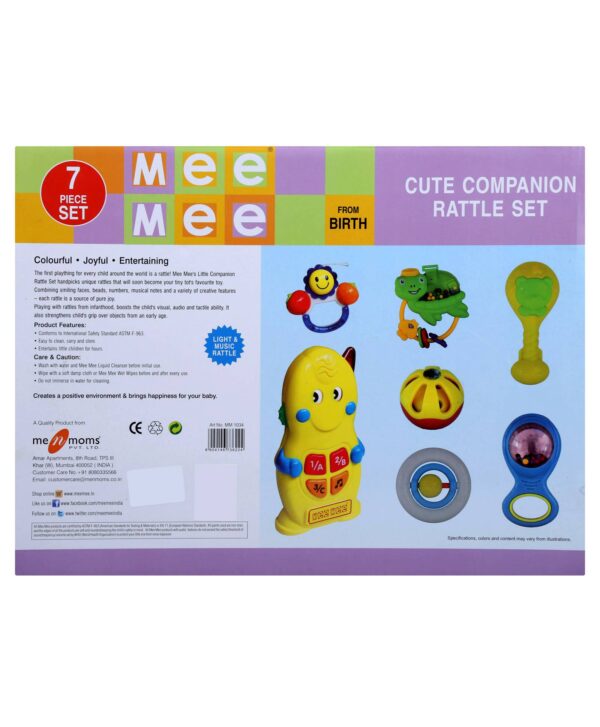 Mee Mee Musical Rattles - 7 Pieces-825