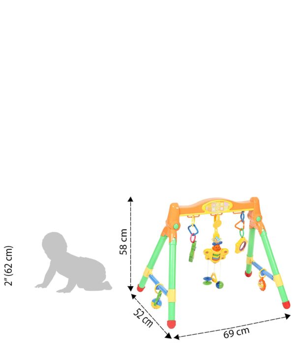 Mee Mee Musical Play Gym With Light - Multi Colour-746