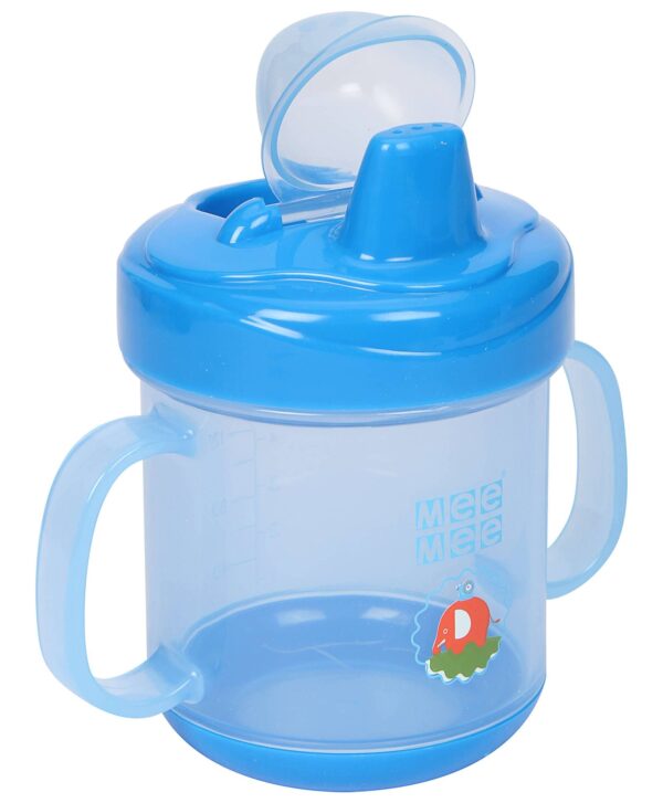 Mee Mee Twin Handle Non Spill Cup - Blue-466