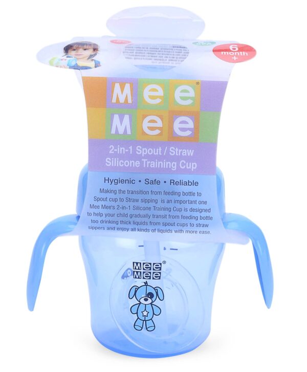 Mee Mee Straw Training Cup Blue - 150 ml-719