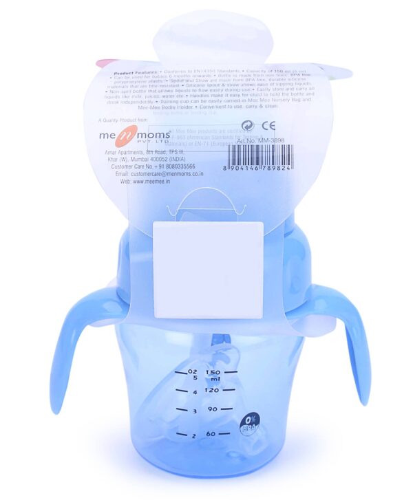 Mee Mee Straw Training Cup Blue - 150 ml-720