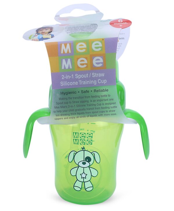 Mee Mee Straw Training Cup Green - 210 ml-714