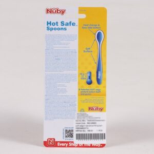 NUBY Hot Safe Soft Tip Spoon Set Of 2 - Mullticolor-3694