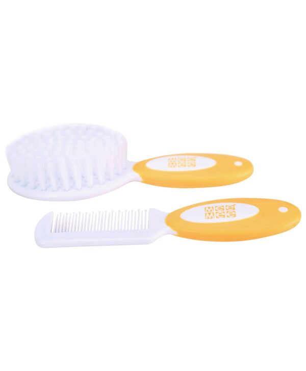 Mee Mee Soft Grip Brush And Comb Set - Orange-665