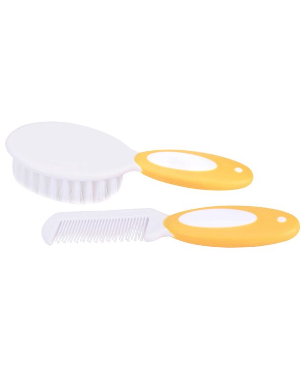 Mee Mee Soft Grip Brush And Comb Set - Orange-662